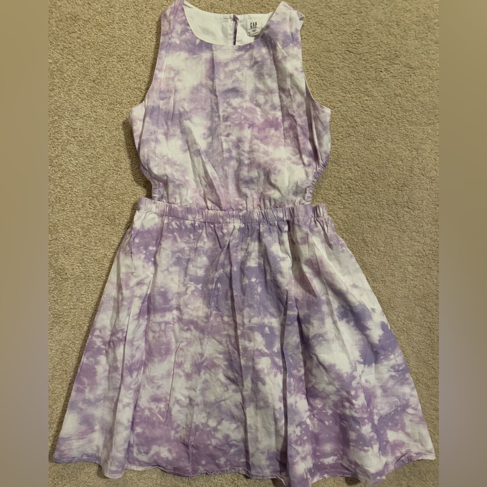 Purple Tie Dye Dress